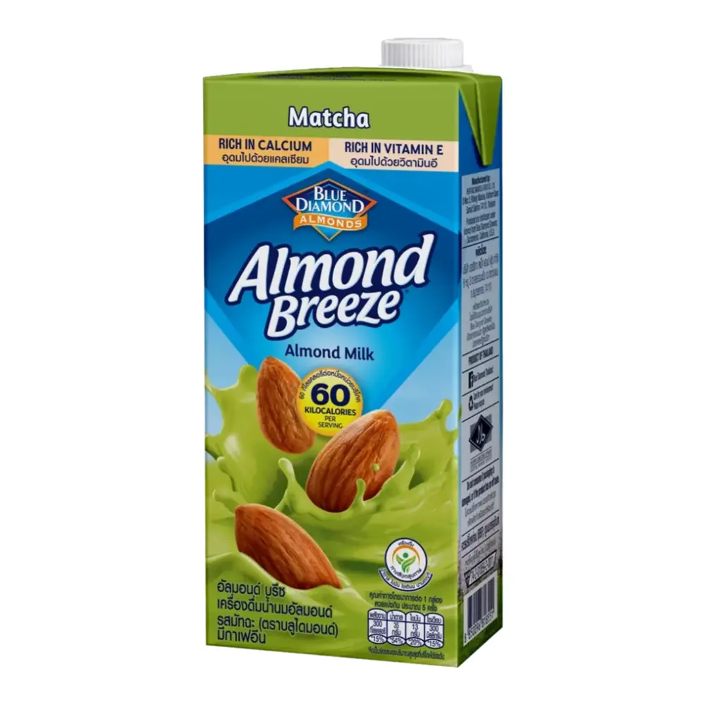 Sữa Hạnh Nhân Matcha, Almond Breeze, Almond Milk, Matcha (946ml) - BLUE DIAMOND ALMONDS