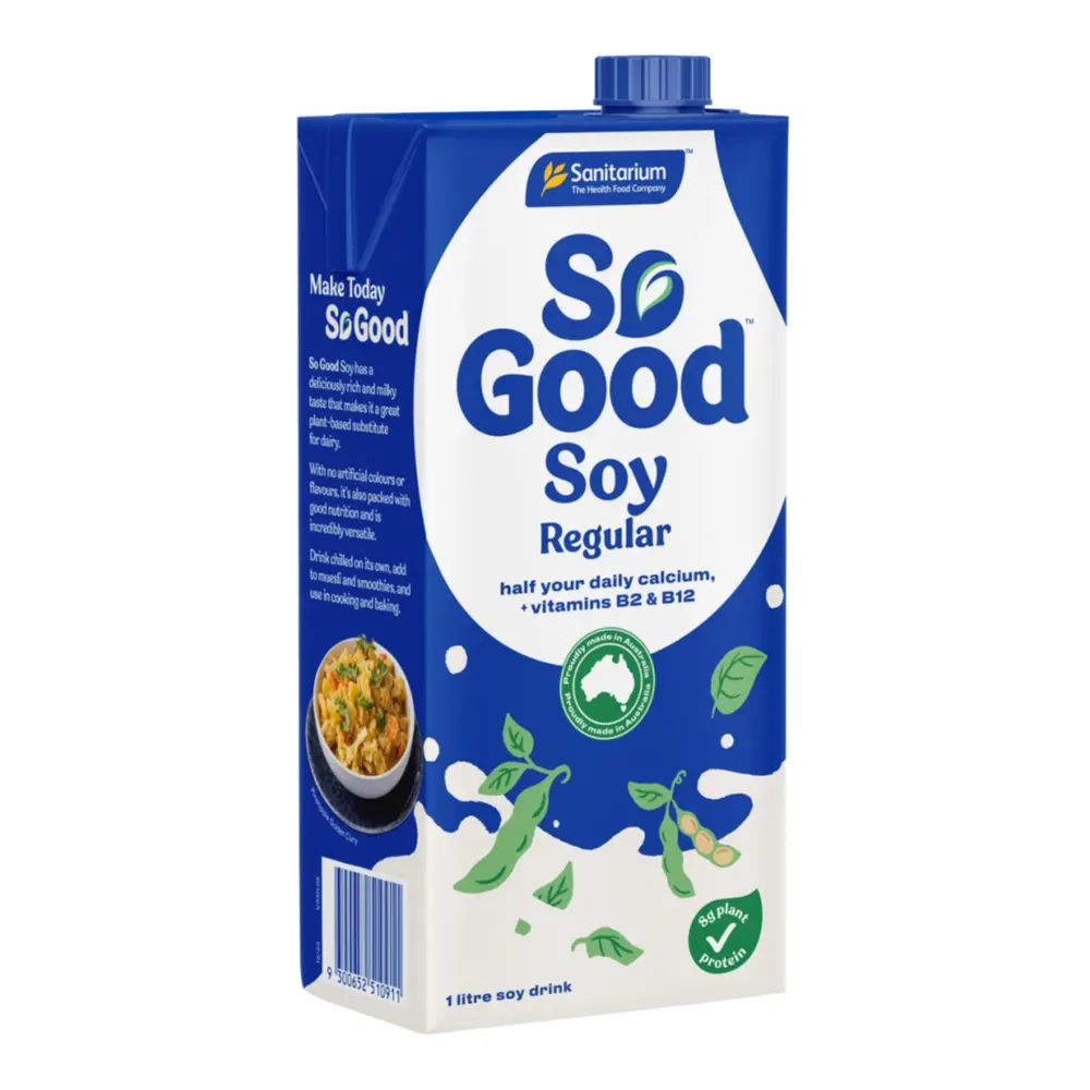 Sữa Đậu Nành, So Good, Soy Milk, Regular (1L) - SANITARIUM