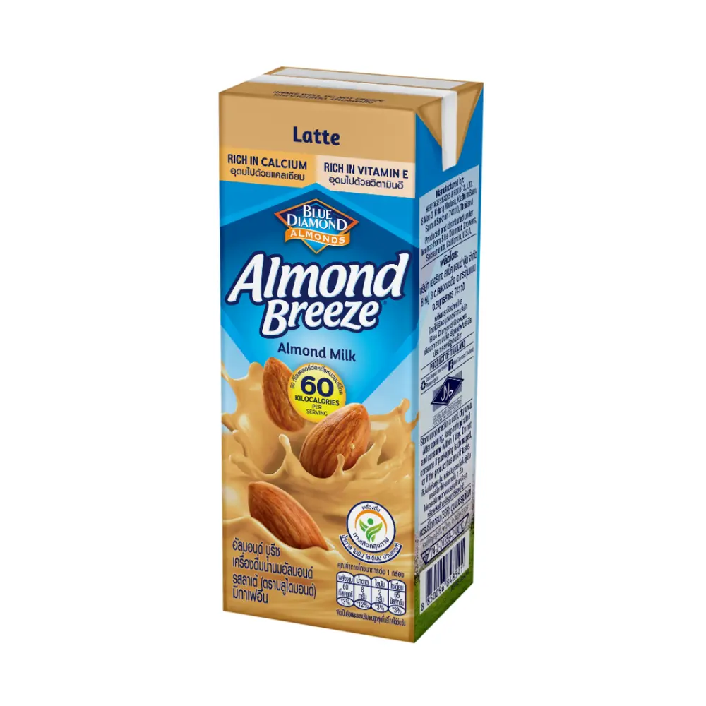Sữa Hạnh Nhân Latte, Almond Breeze, Almond Milk, Latte (180ml) - BLUE DIAMOND ALMONDS