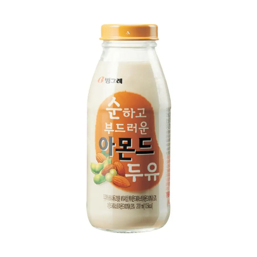 Sữa Đậu Nành Hạnh Nhân, Almond Soy Milk (200ml) - BINGGRAE