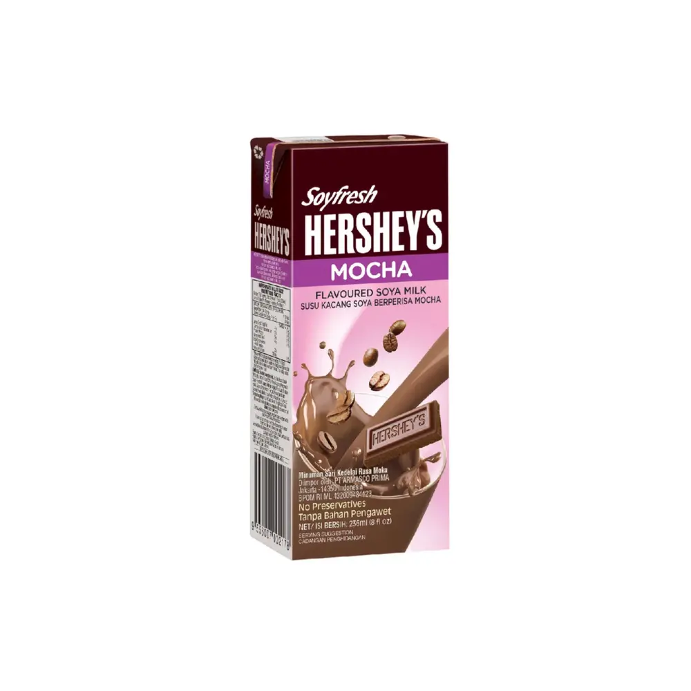 Sữa Đậu Nành Vị Cà Phê, Soyfresh, Mocha Flavoured Soya Milk, 8 fl oz (236ml) - HERSHEY'S