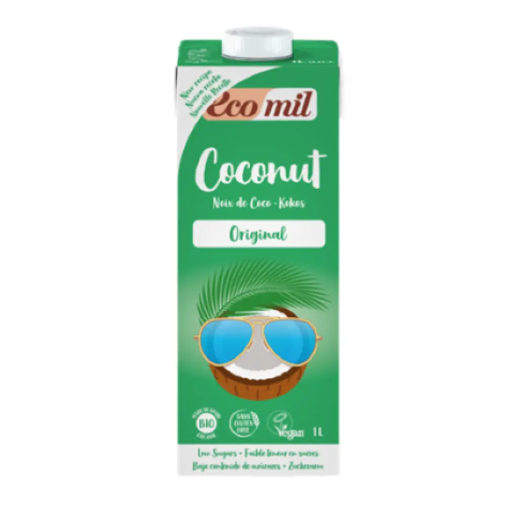 Sữa Dừa Hữu Cơ, Bio Coconut Milk, Original (1L) - ECOMIL