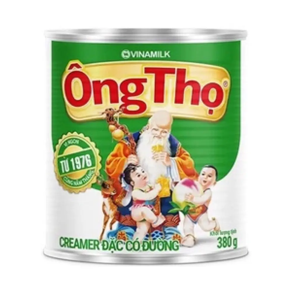 Creamer Đặc Có Đường Ông Thọ Xanh Lá, Sweetened Condensed Creamer, Green (380g) - VINAMILK