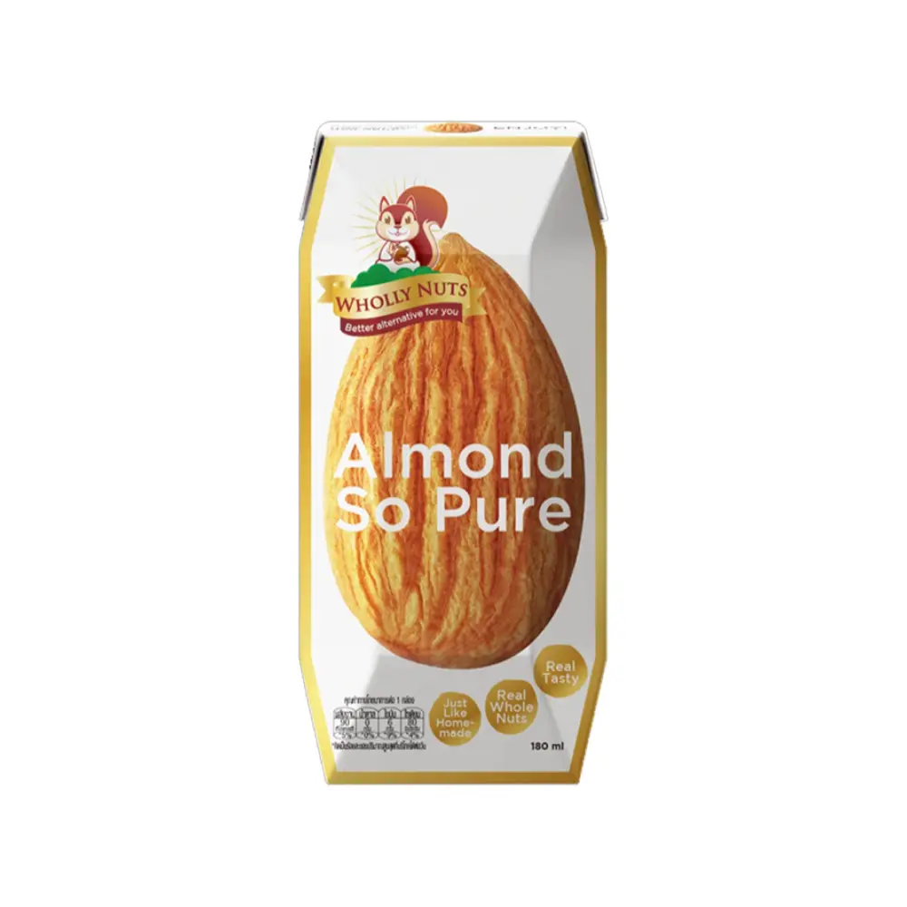Sữa Hạnh Nhân Nguyên Chất, Wholly Nuts, Almond So Pure (180ml) - 137 DEGREES