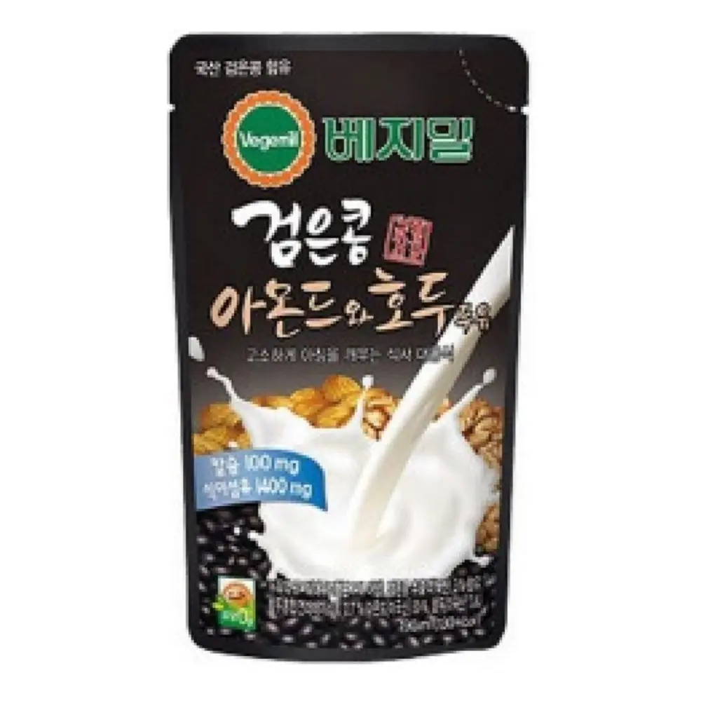 Sữa Đậu Đen Óc Chó Hạnh Nhân Vegemil, Black bean Almond & Walnut Soy (190ml) - VEGEMIL