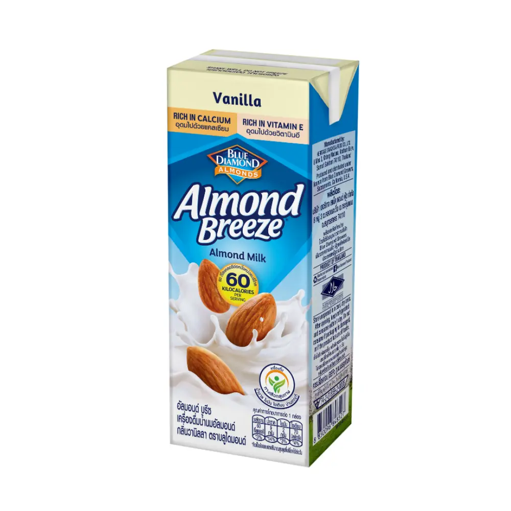 Sữa Hạnh Nhân Vani, Almond Breeze, Almond Milk, Vanilla (180ml) - BLUE DIAMOND ALMONDS