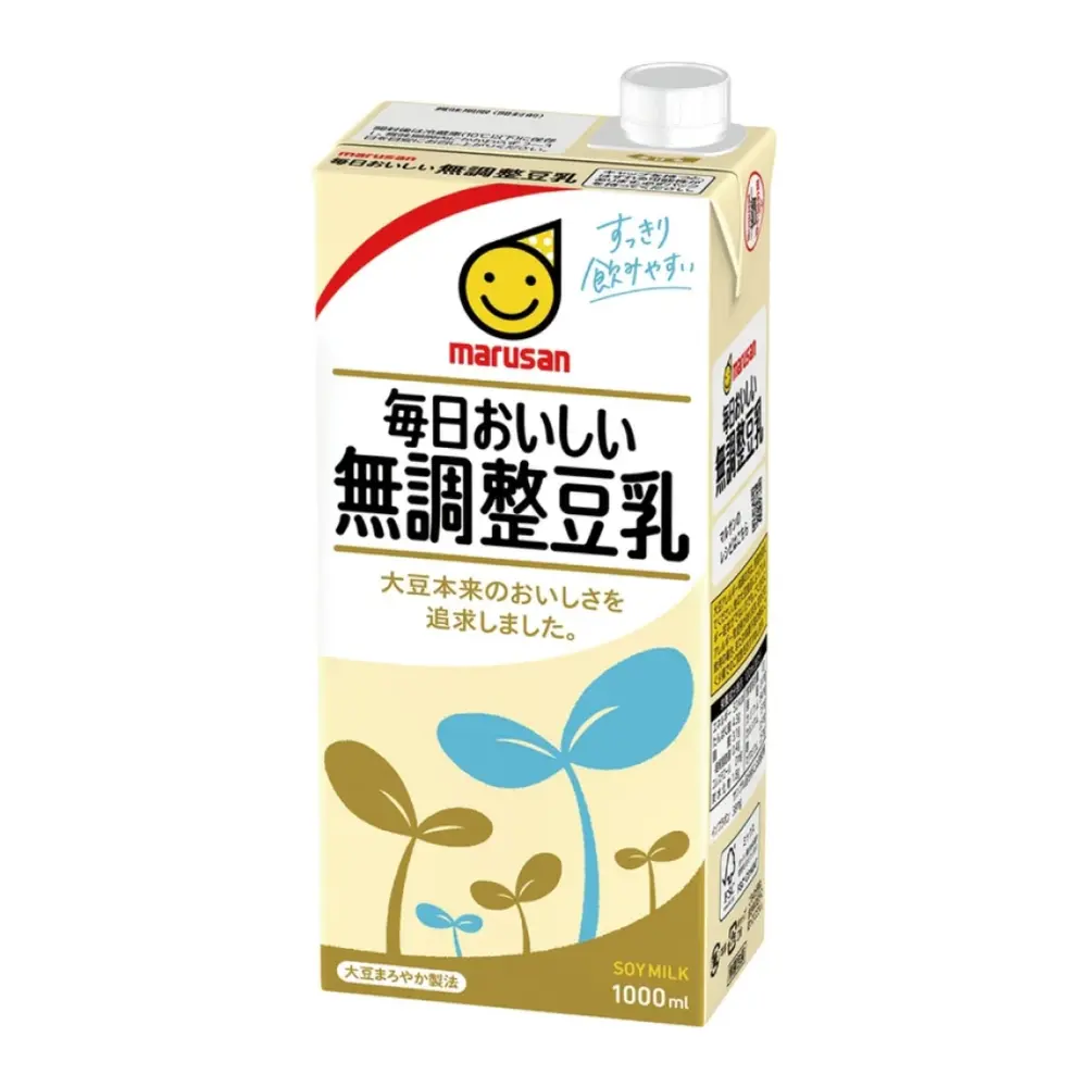 Sữa Đậu Nành, Unsweetened Soy Milk (1000ml) - MARUSAN