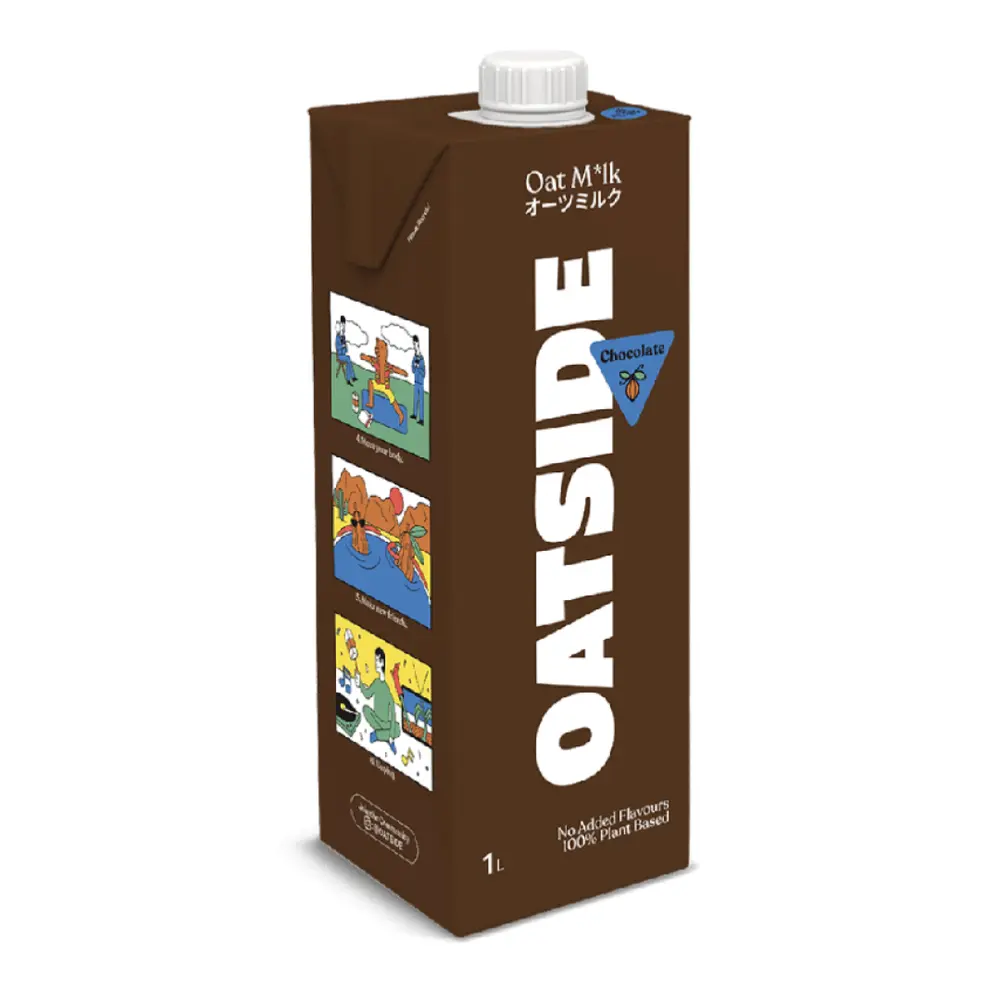Sữa Yến Mạch Socola, Oat Milk, Chocolate (1L) - OATSIDE