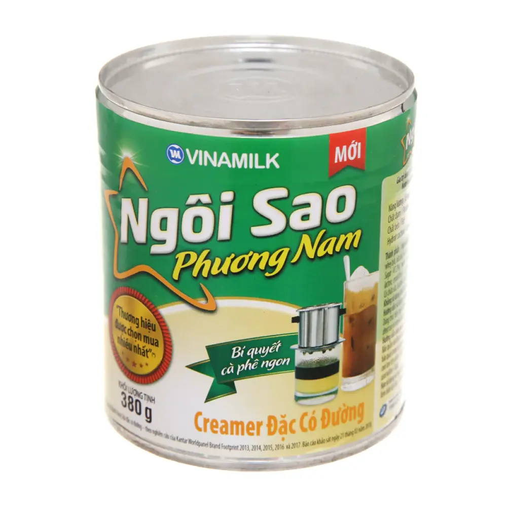Creamer Đặc Có Đường, Ngôi Sao Phương Nam, Sweetened Condensed Creamer (380g) - VINAMILK
