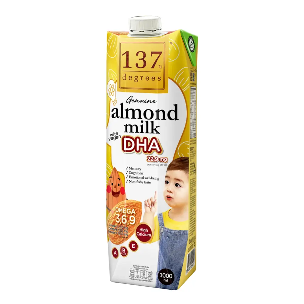 Sữa Hạnh Nhân Bổ Sung DHA, Genuine Almond Milk with DHA (1000ml) - 137 DEGREES
