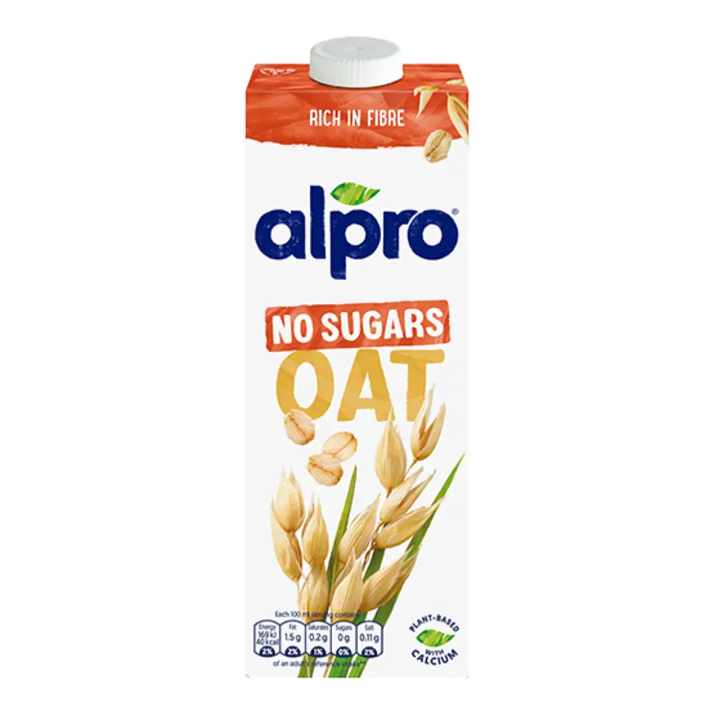 Sữa Yến Mạch Không Đường, Oat Drink, No Sugars (1L) - ALPRO