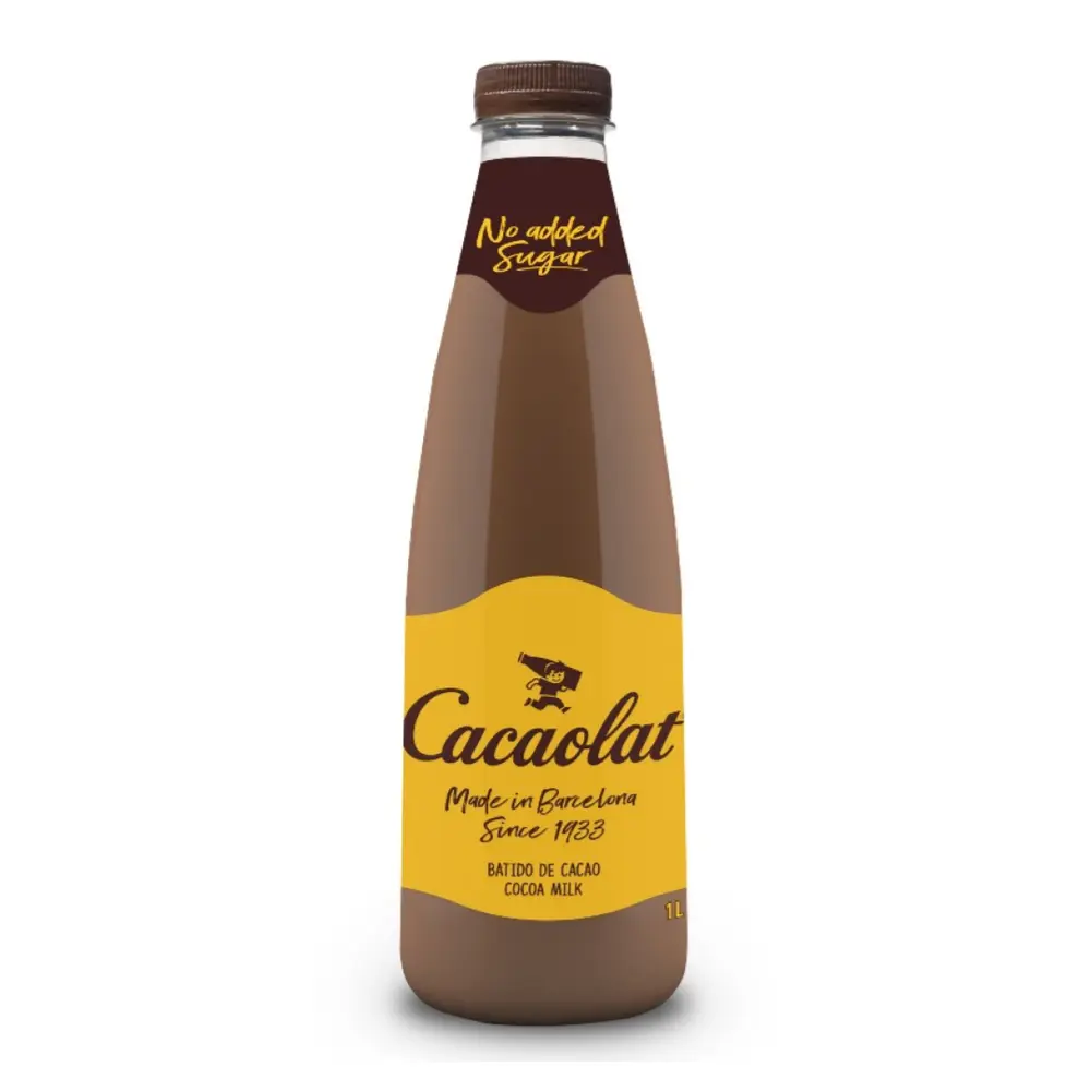 Sữa Cacao Không Thêm Đường, Cocoa Milk, No Added Sugar (1L) - CACAOLAT