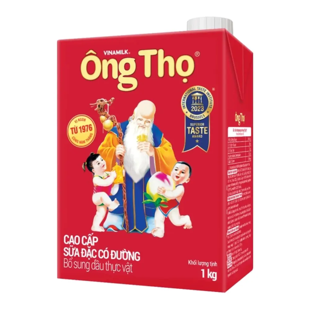 Sữa Đặc Có Đường Cao Cấp Ông Thọ Đỏ, Premium Sweetened Condensed Milk (1kg) - VINAMILK