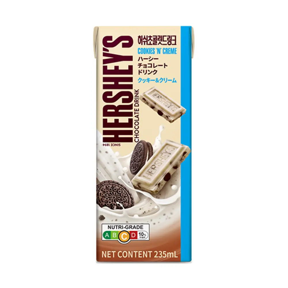 Thức Uống Socola Vị Bánh Quy Kem, Chocolate Drink, Cookie N Cream (235ml) - HERSHEY'S