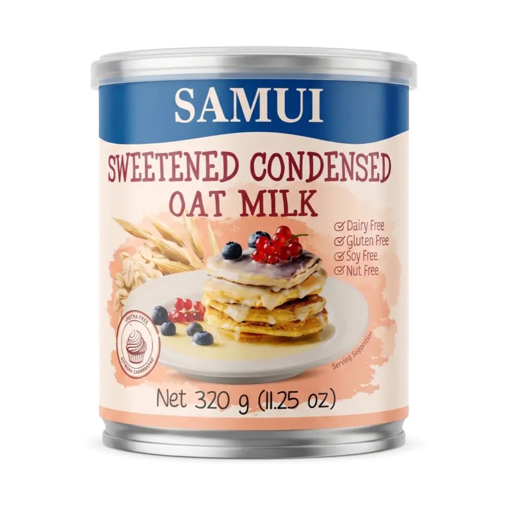 Sữa Đặc Thuần Chay Yến Mạch, Sweetened Condensed Oat Milk, Dairy Free, 11.25 oz (320g) - SAMUI