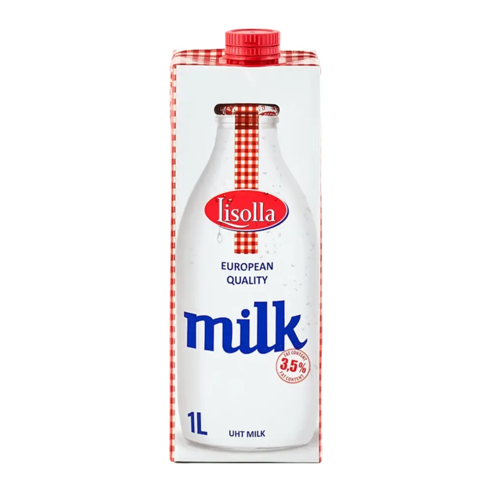 Sữa Tươi Tiệt Trùng Nguyên Kem, European Quality UHT Milk, 3.5% Fat (1L) - LISOLLA