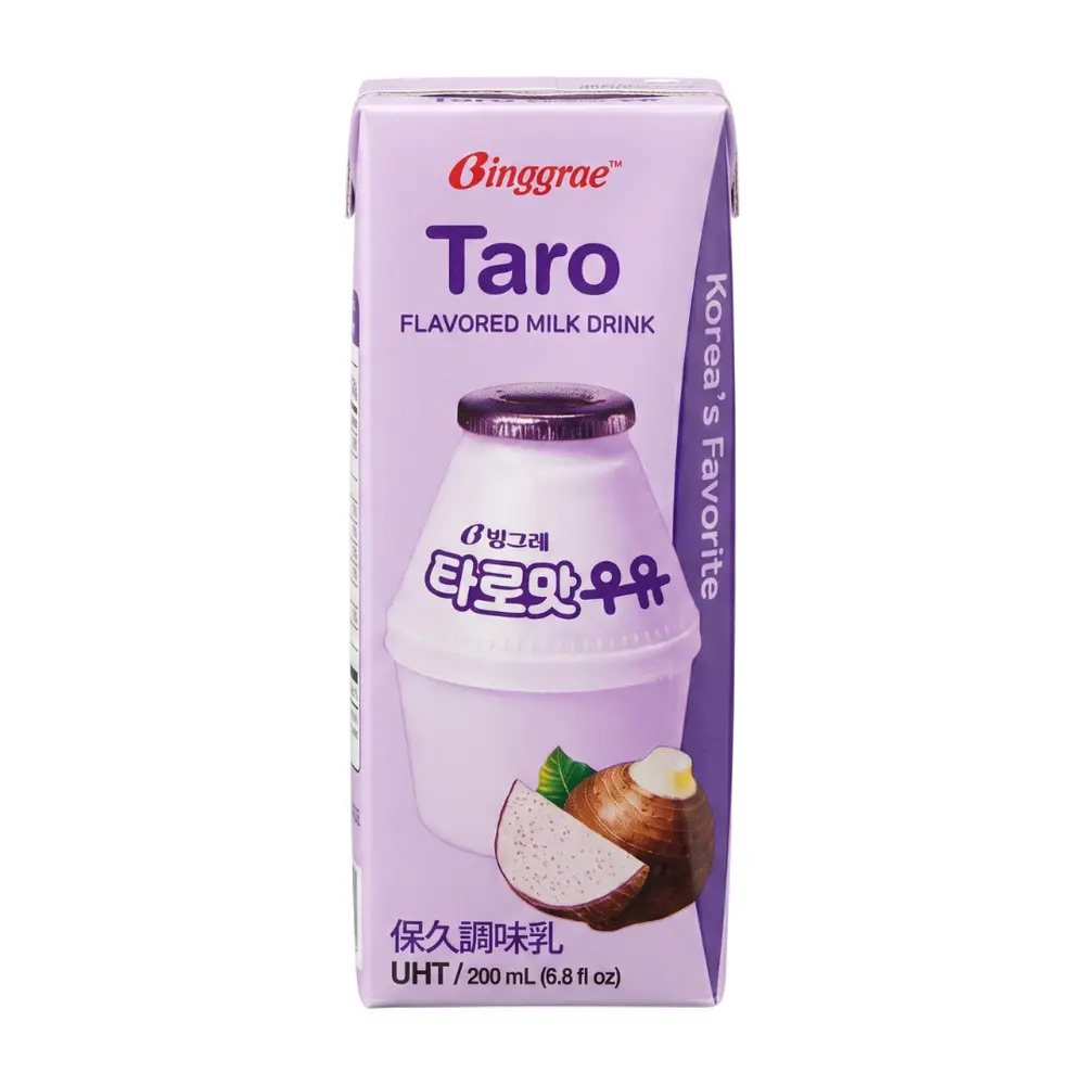 Sữa Khoai Môn, Taro Flavored Milk Drink, 6.8 fl oz (200ml) - BINGGRAE