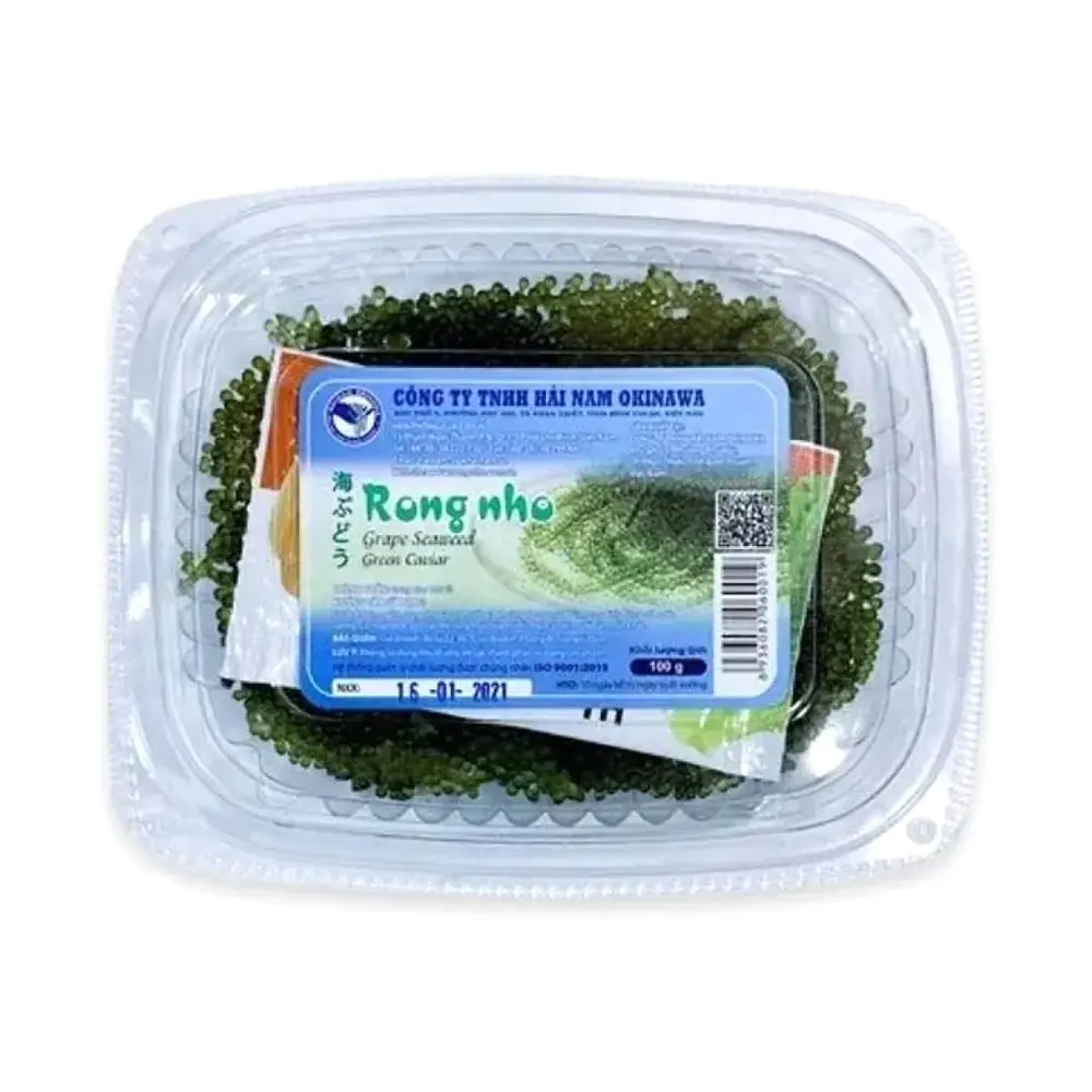 Rong Nho Tươi - Fresh Green Caviar (100g) - HAINAMFOODS