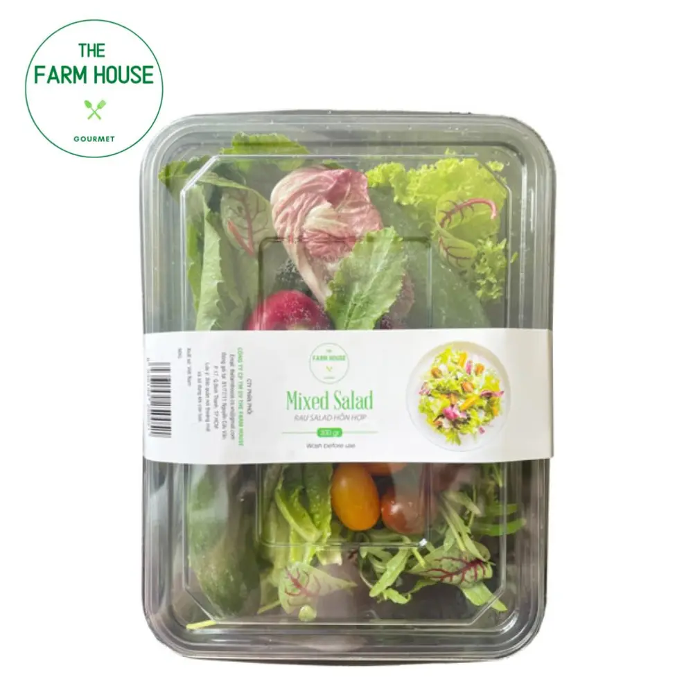 Rau Salad Hỗn Hợp - Mixed Salad (300g) - THE FARM HOUSE
