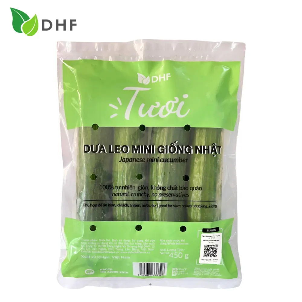 Dưa Leo Giống Nhật - Japanese Cucumber (450g) - DHF