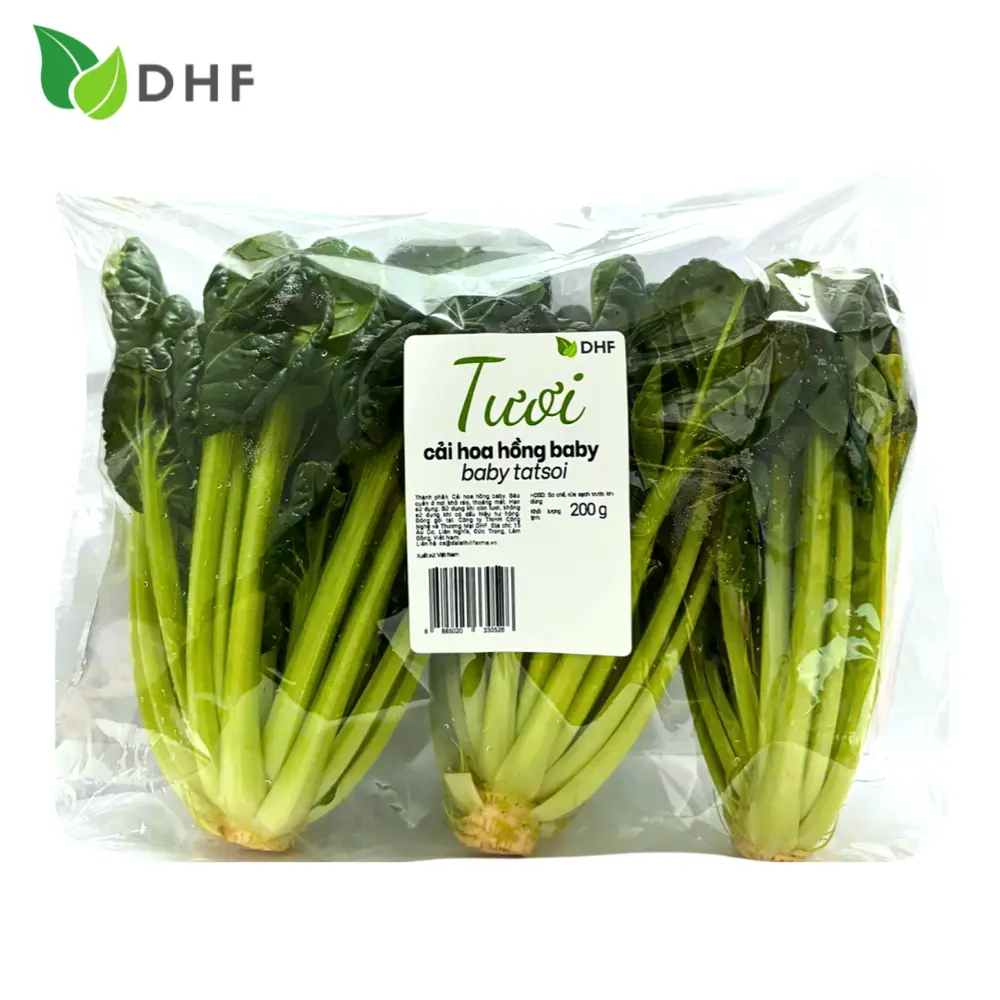 Cải Hoa Hồng Baby - Baby Tatsoi (200g) - DHF