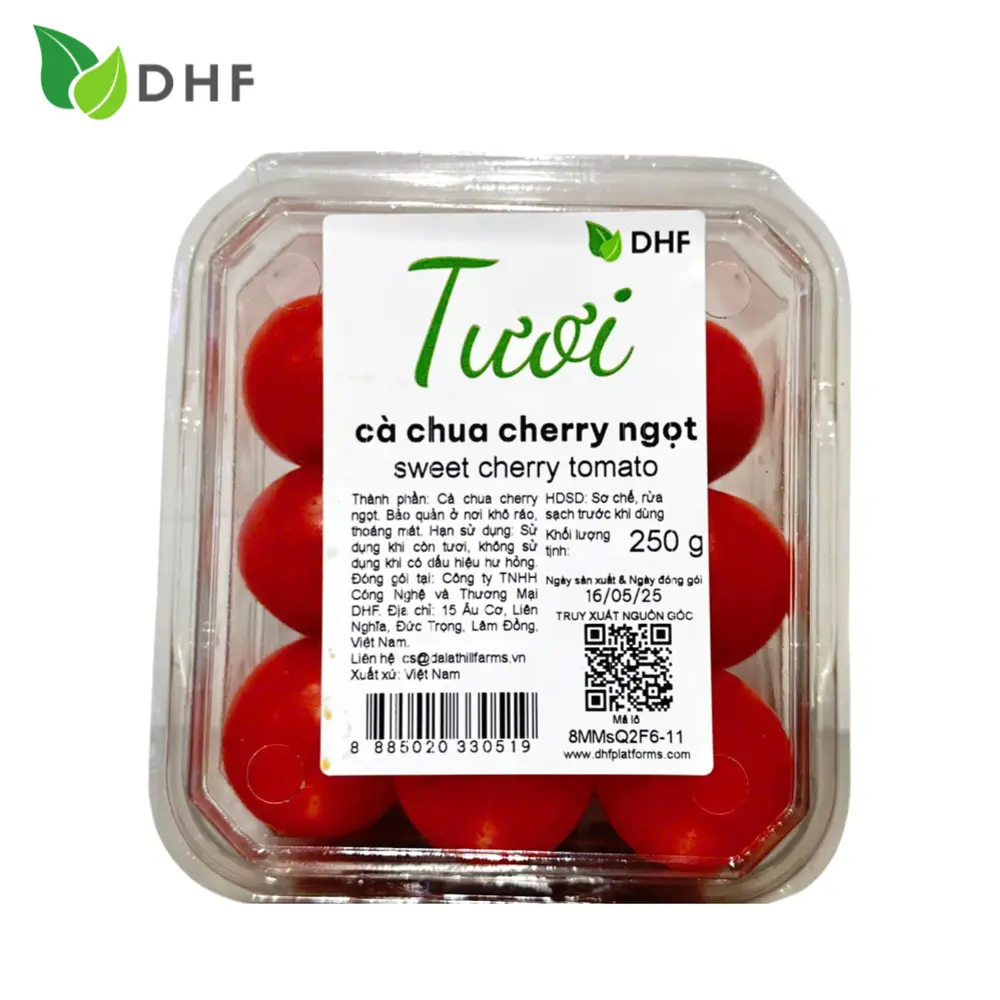 Cà Chua Cherry Tròn - Sweet Cherry Tomatoes (250g) - DHF