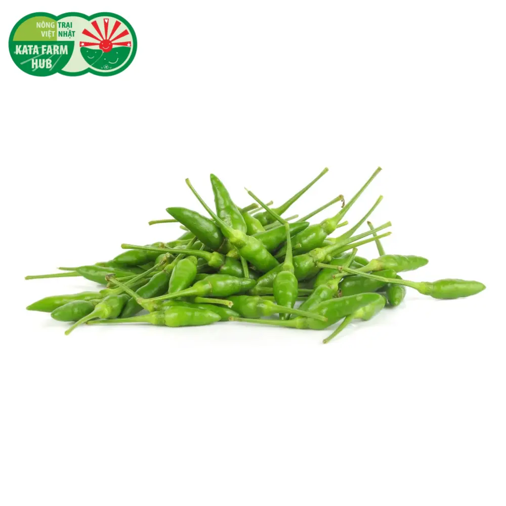 Ớt Xiêm Xanh - Green Small Chillies (50g) - KATA FARM HUB