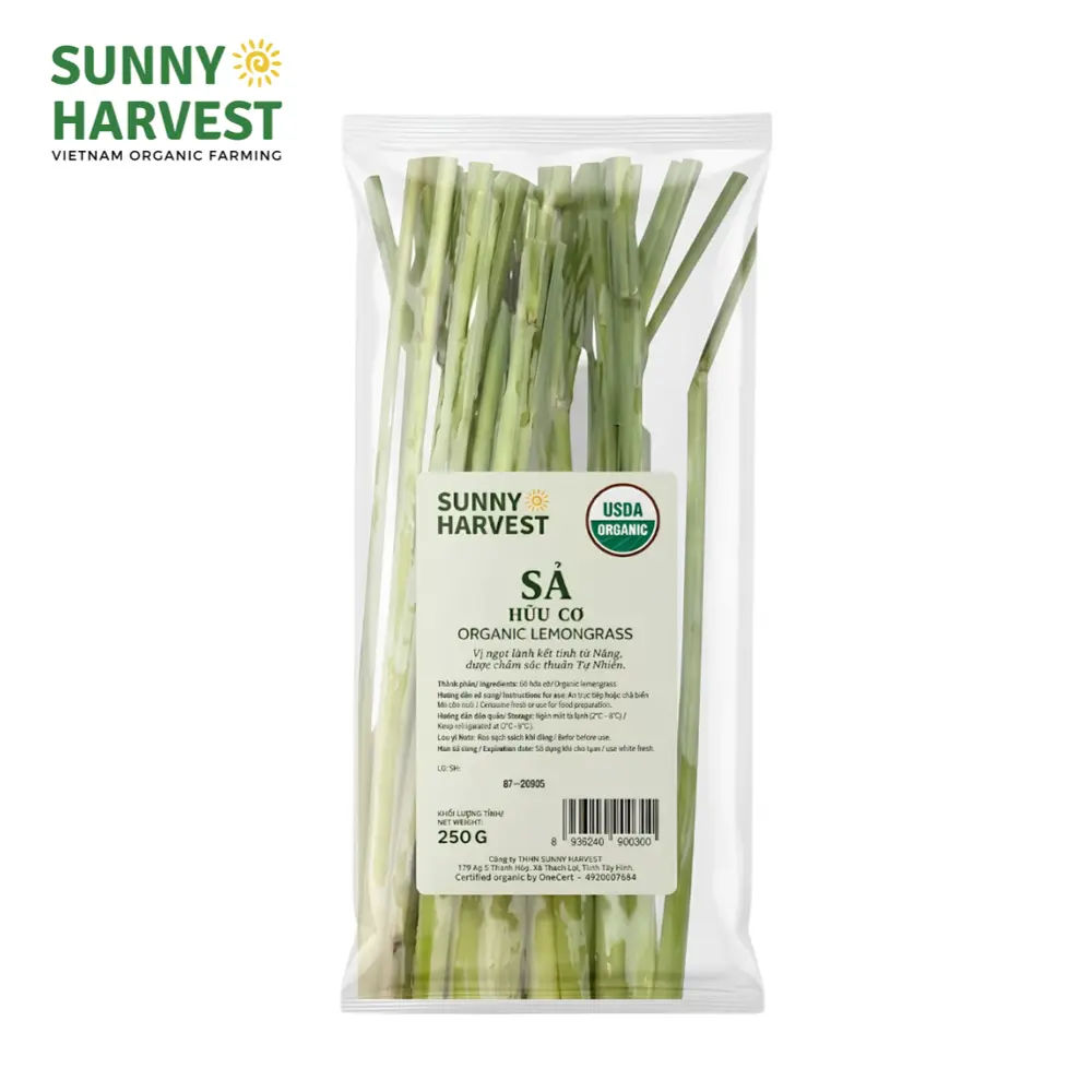 Sả Cây Hữu Cơ - USDA Organic Lemongrass (250g) - SUNNY HARVEST