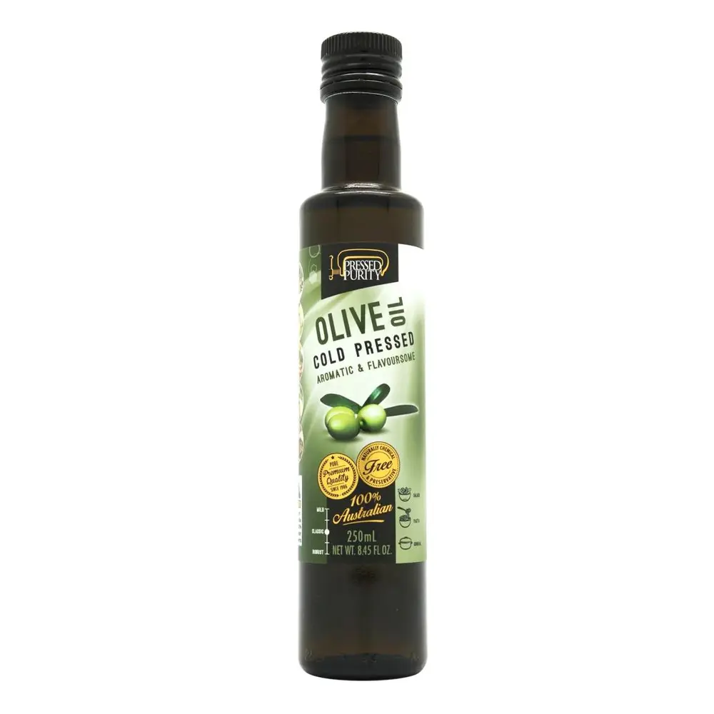 Dầu Oliu Ép Lạnh, Olive Oil, Cold Pressed, 8.45 fl oz (250ml) - PRESSED PURITY