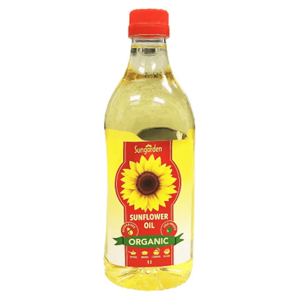 Dầu Ăn Hướng Dương Ép Lạnh Hữu Cơ, Organic Cold-Pressed Sunflower Oil (1L) - SUNGARDEN