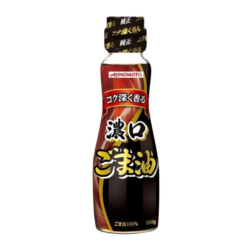Dầu Mè Đen 100% Nguyên Chất, Pure Black Sesame Oil (160g) - AJINOMOTO