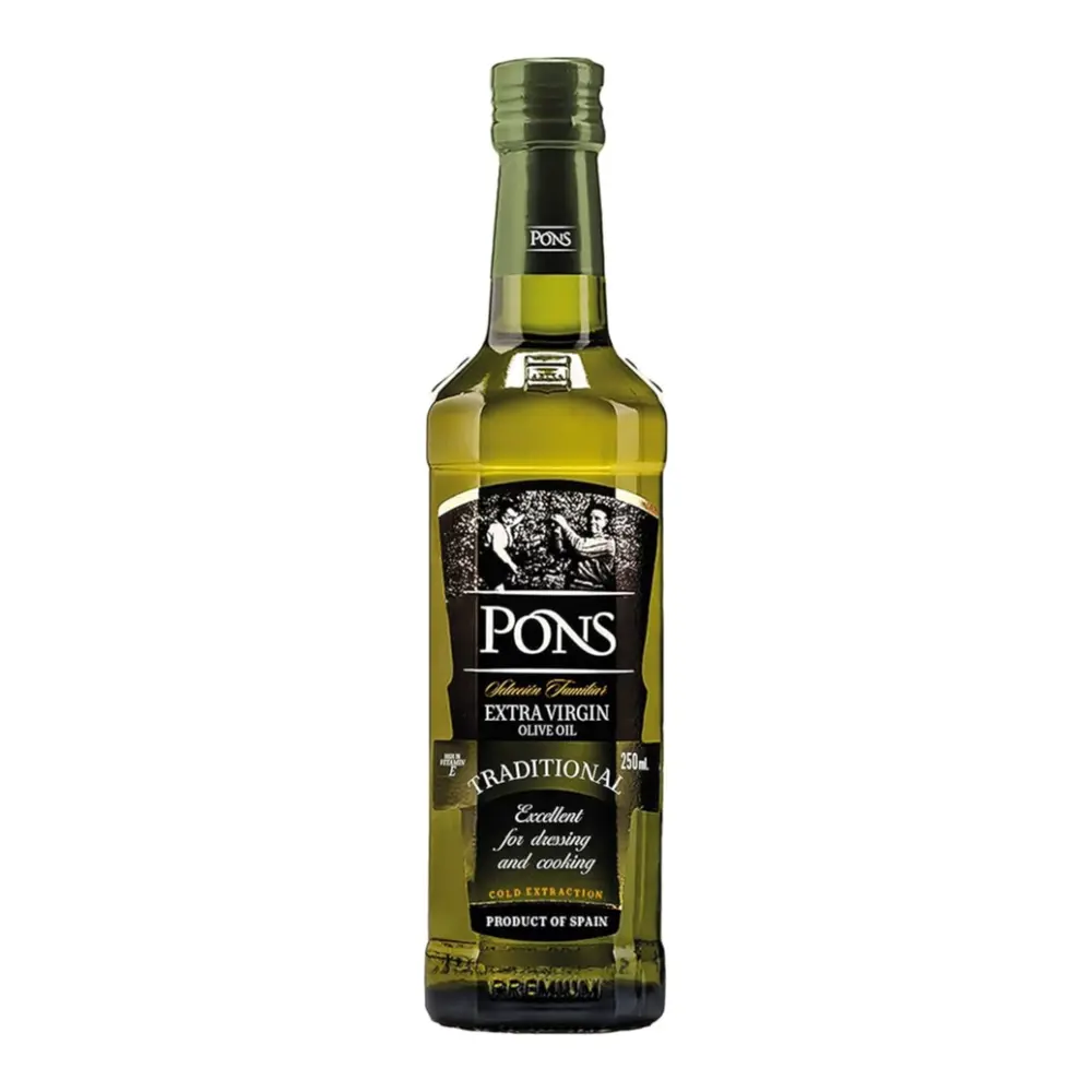 Dầu Oliu Tinh Khiết, Extra Virgin Olive Oil, Traditional (250ml) - PONS