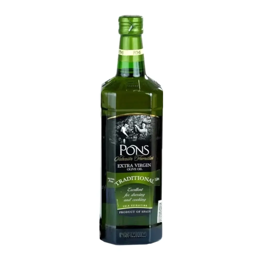 Dầu Oliu Tinh Khiết Ép Lạnh, Extra Virgin Olive Oil, Traditional (1L) - PONS