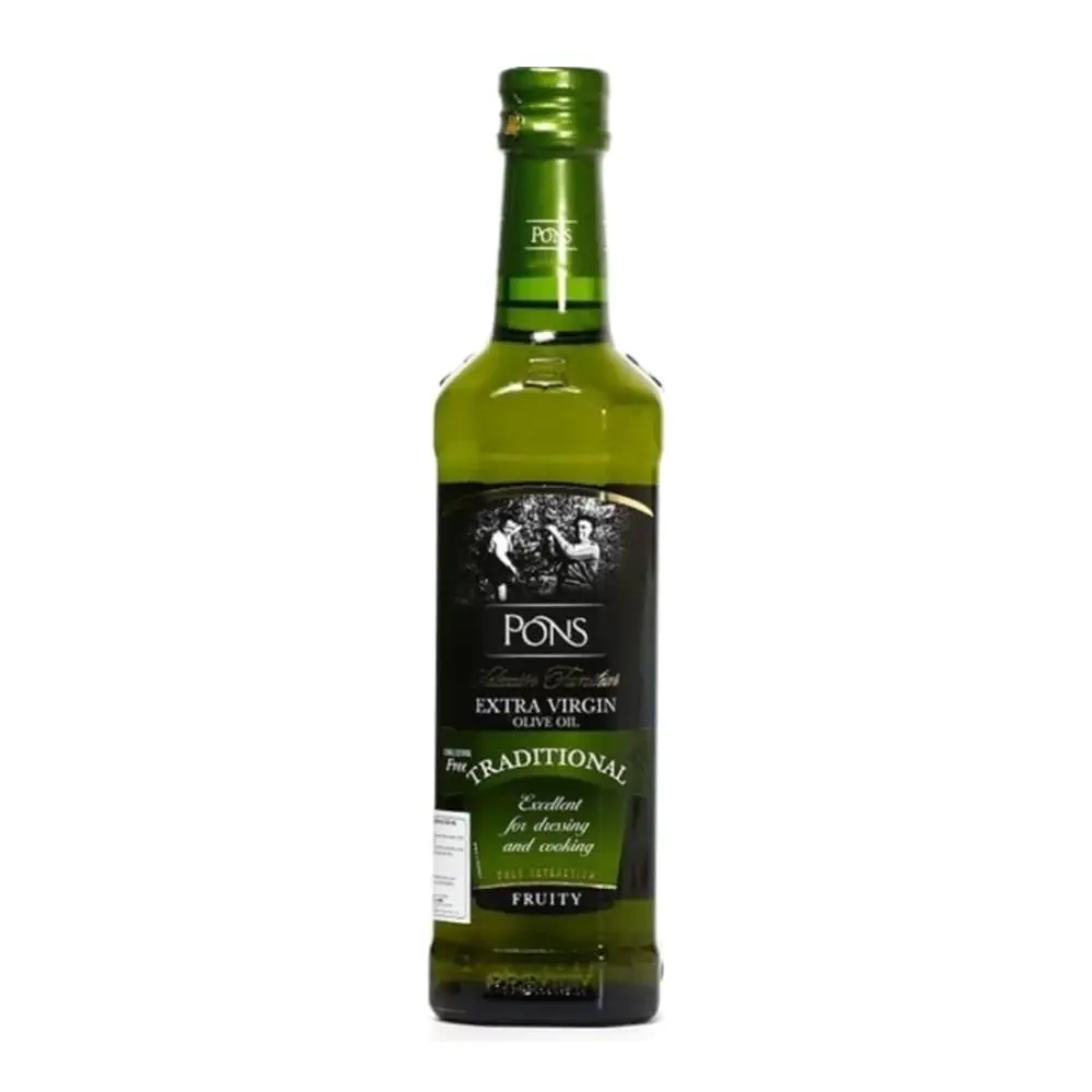 Dầu Oliu Tinh Khiết Ép Lạnh, Extra Virgin Olive Oil, Traditional, Fruity (1L) - PONS
