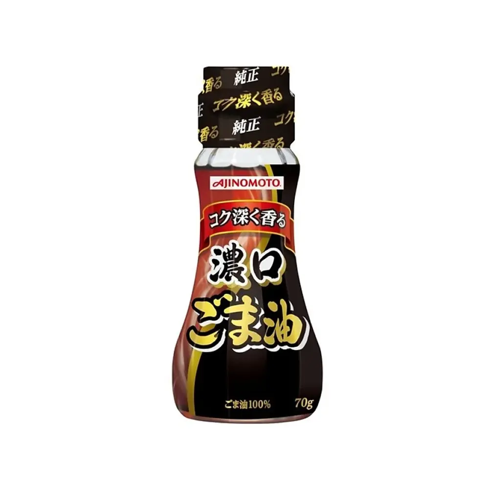 Dầu Mè Đen 100% Nguyên Chất, Pure Black Sesame Oil (70g) - AJINOMOTO