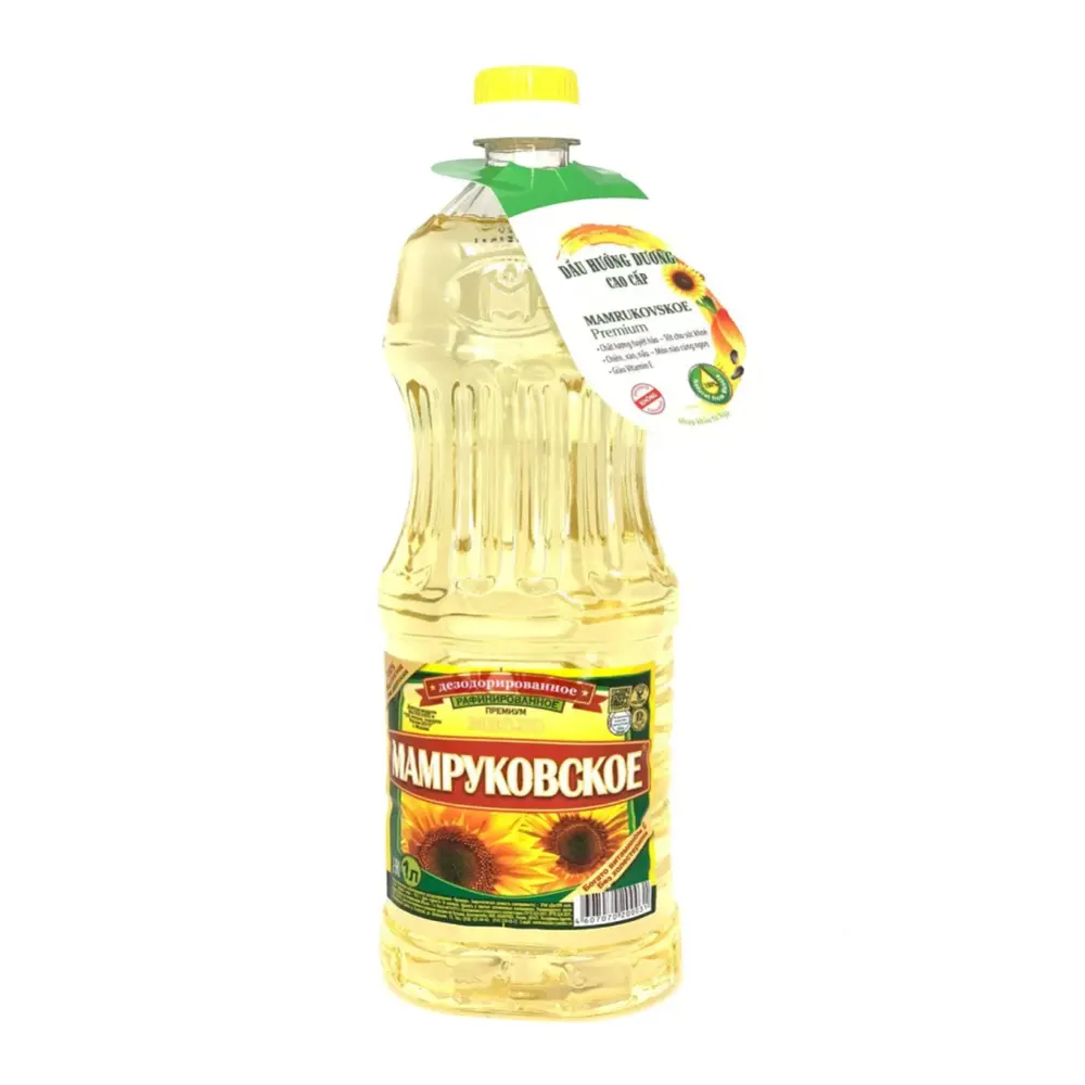 Dầu Hướng Dương Cao Cấp, Premium Sunflower Oil (1L) - MAMRUKOVSKOE
