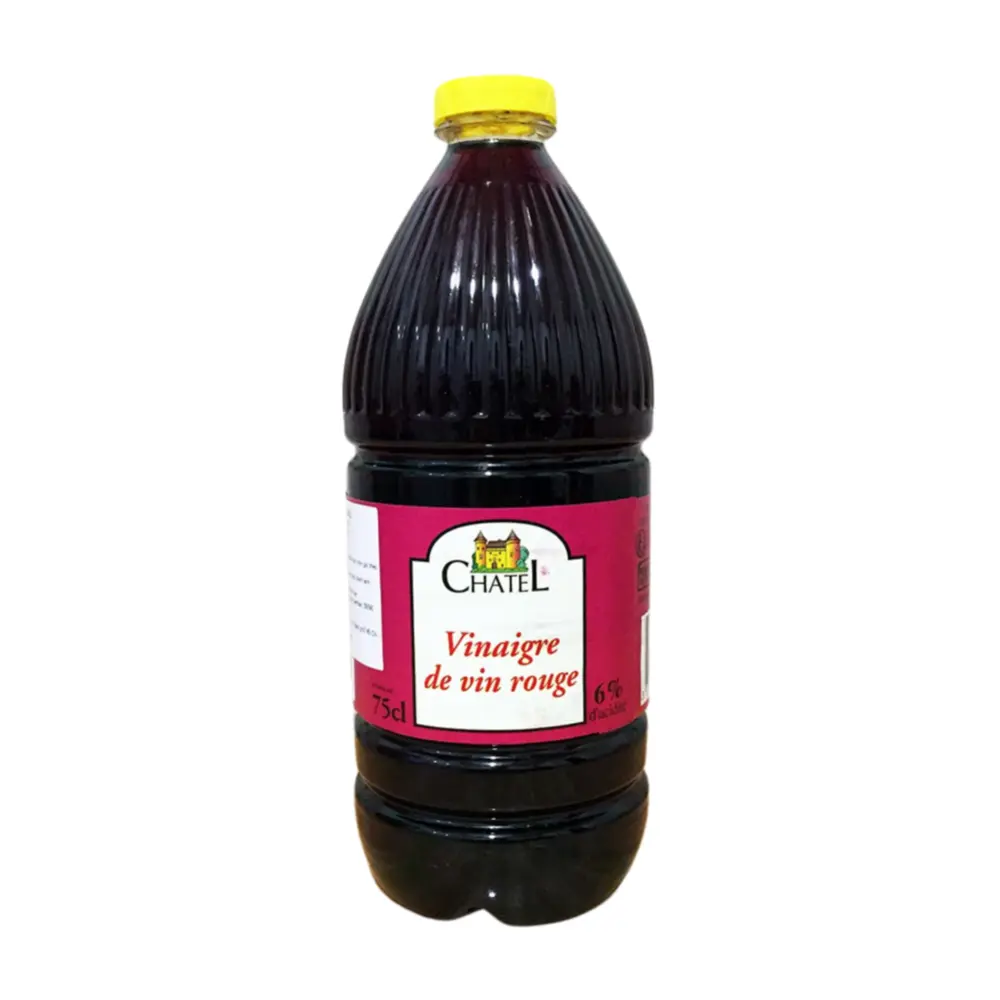 Giấm Nho Đỏ, Vinaigre de Vin Rouge, 6% Acidity (75cl) - CHATEL
