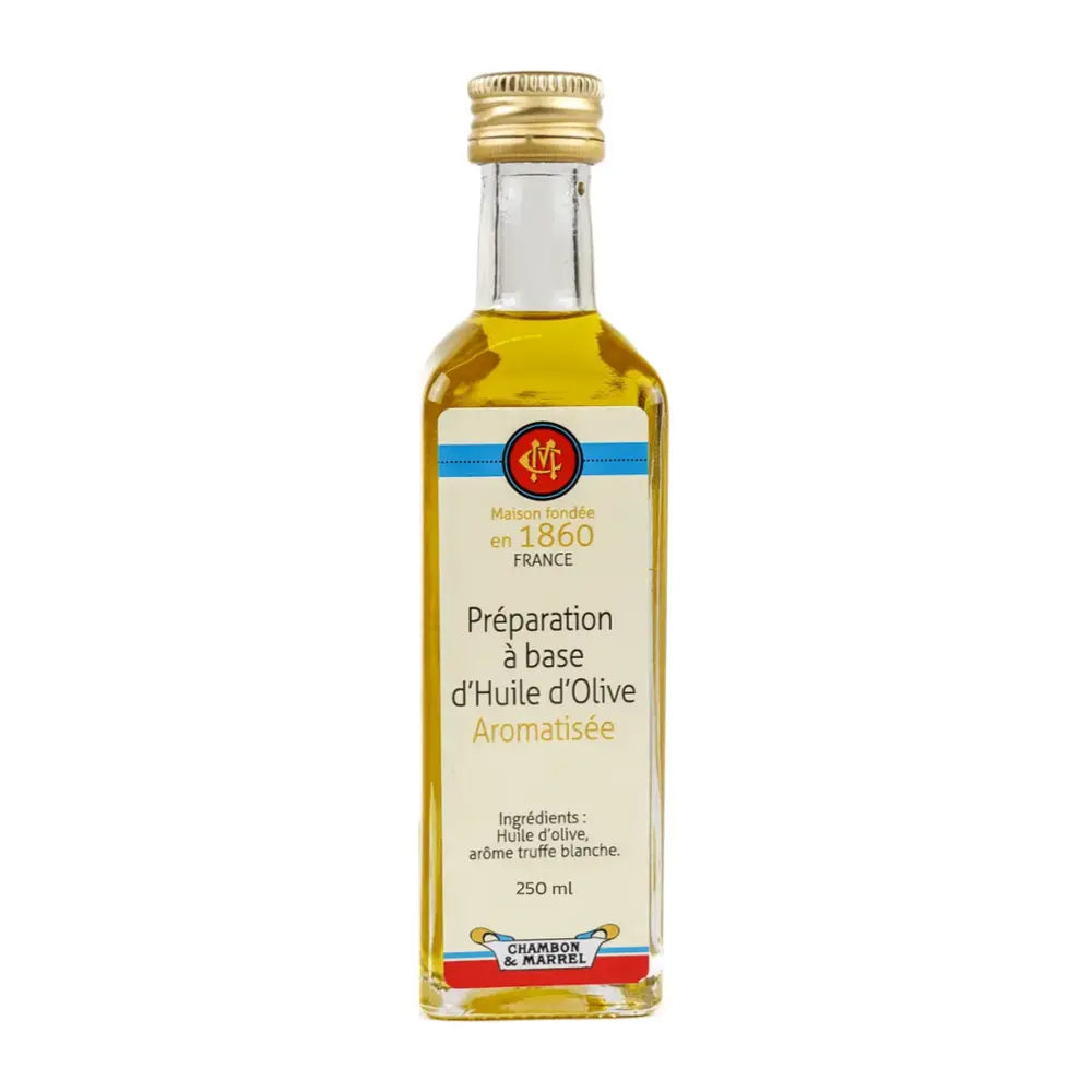 Dầu Oliu Nấm Truffle Trắng, Preparation a Base D`Huile D`Olive, Aromatisee, White Truffle Oil (250ml) - CHAMBON & MARREL