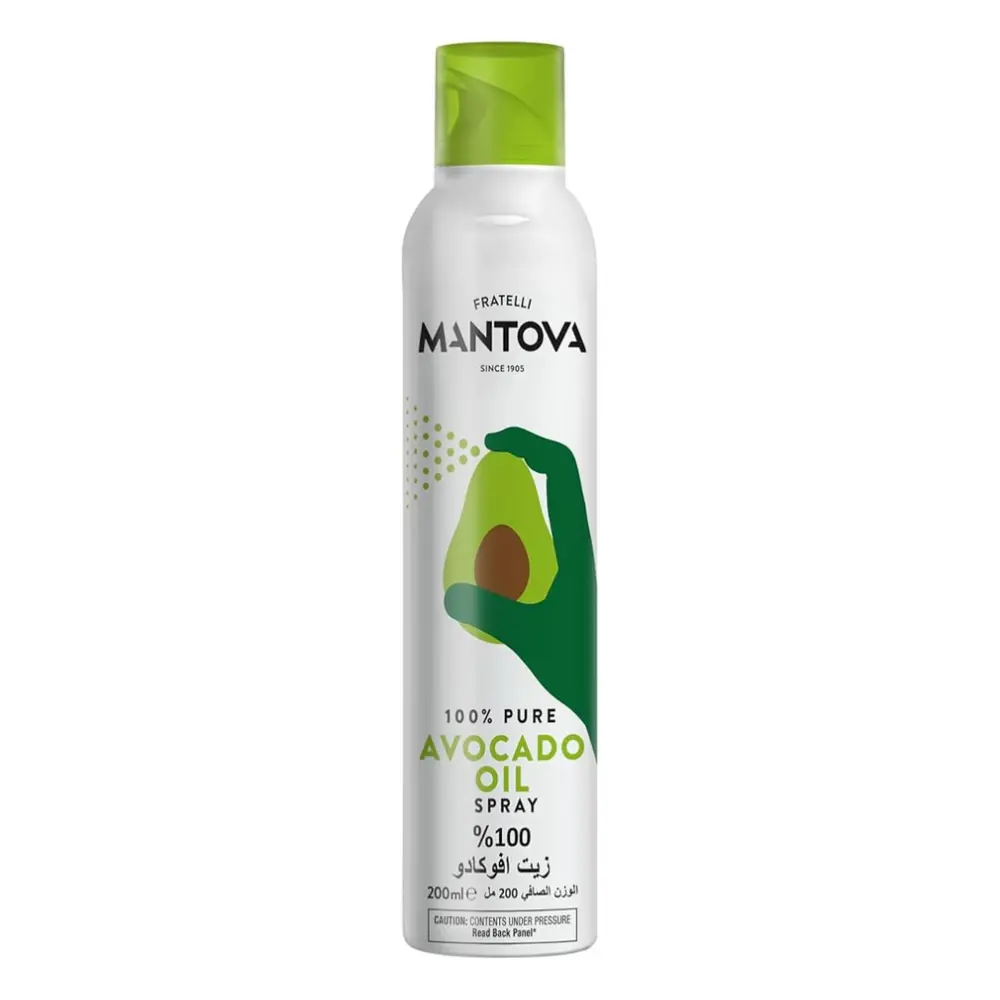 Dầu Trái Bơ Dạng Xịt, 100% Pure Avocado Oil Spray, Trans Fat & Cholesterol Free, 5 oz (147ml) - FRATELLI MANTOVA