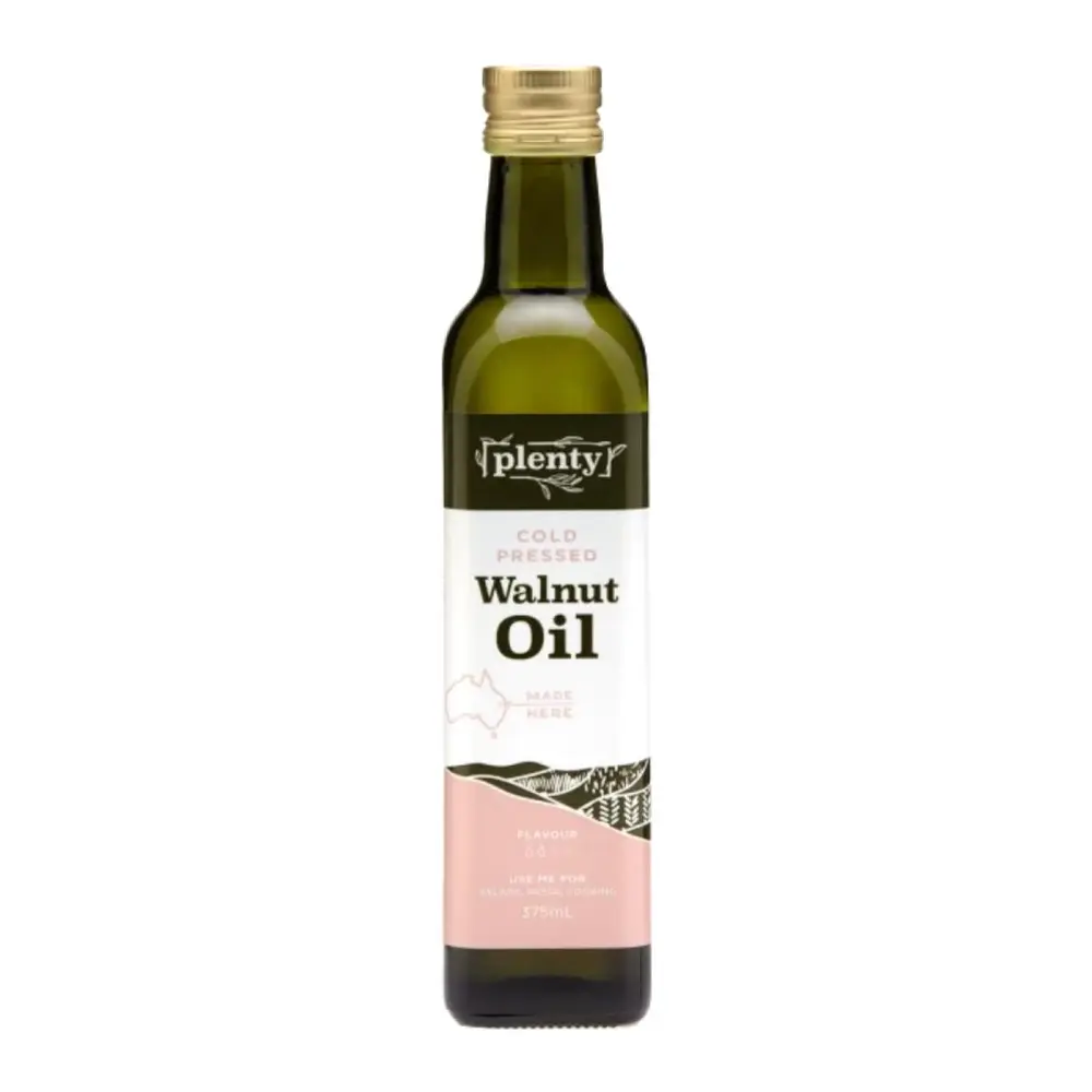 Dầu Hạt Óc Chó Nguyên Chất Ép Lạnh, Cold Pressed Walnut Oil (375ml) - PLENTY