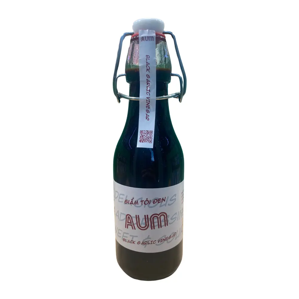 Giấm Tỏi Đen, Black Garlic Vinegar (250ml) - AUM