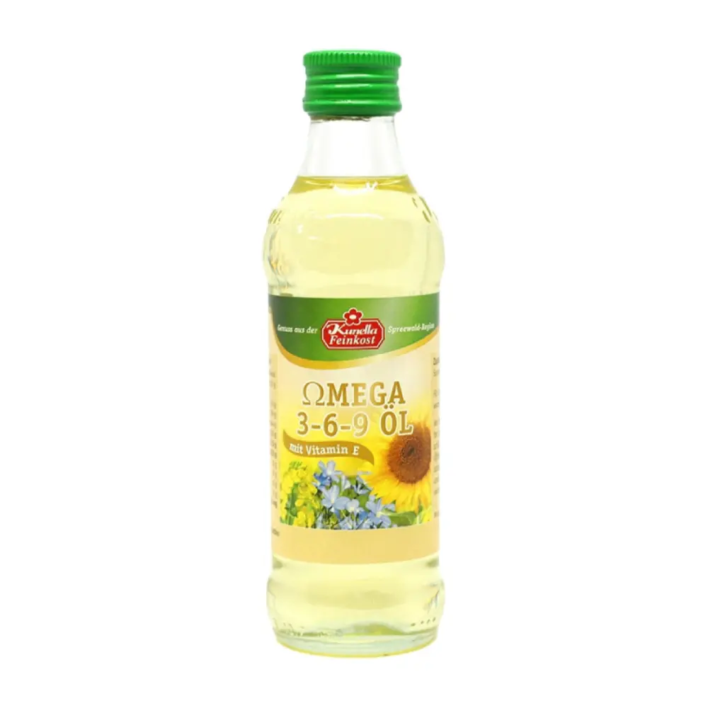 Dầu Hạt Ép Lạnh, Omega 3 - 6 - 9 Oil, with Vitamin E (100ml) - KUNELLA FEINKOST