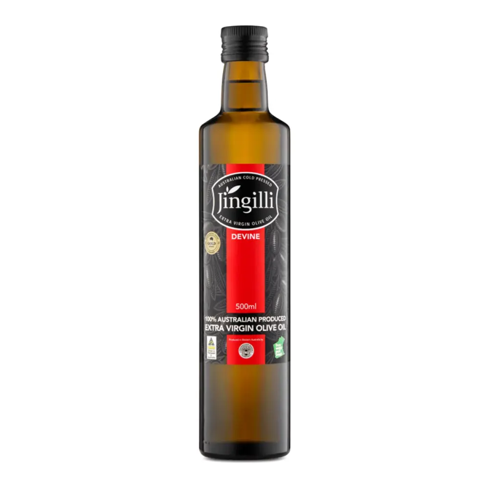 Dầu Oliu Nguyên Chất Ép Lạnh, Australian Cold Pressed Extra Virgin Olive Oil, Devine (500ml) - JINGILLI