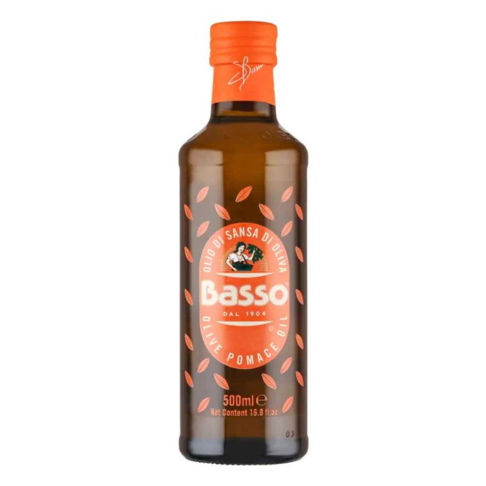 Dầu Oliu Ép Xác, Olive Pomace Oil, 16.9 fl oz (500ml) - BASSO