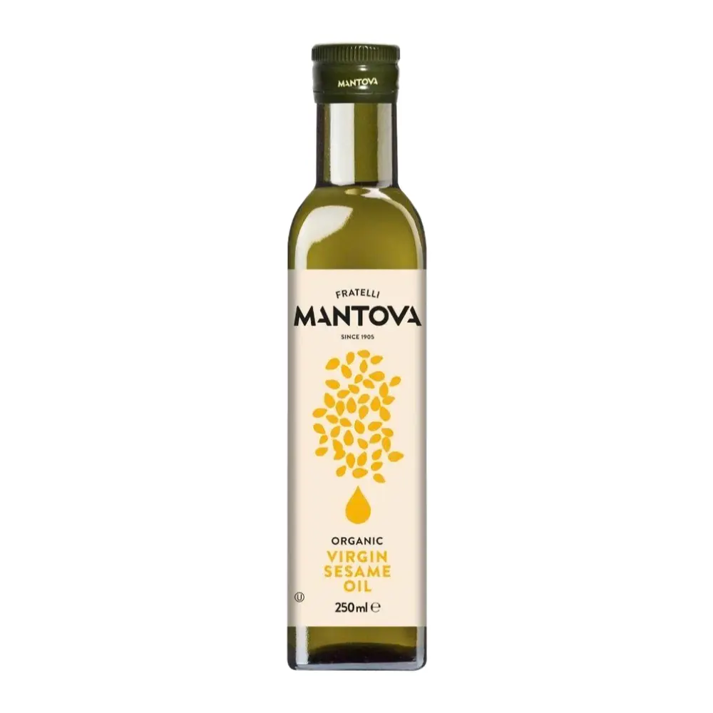 Dầu Mè Nguyên Chất Hữu Cơ, Organic Virgin Sesame Oil (250ml) - FRATELLI MANTOVA
