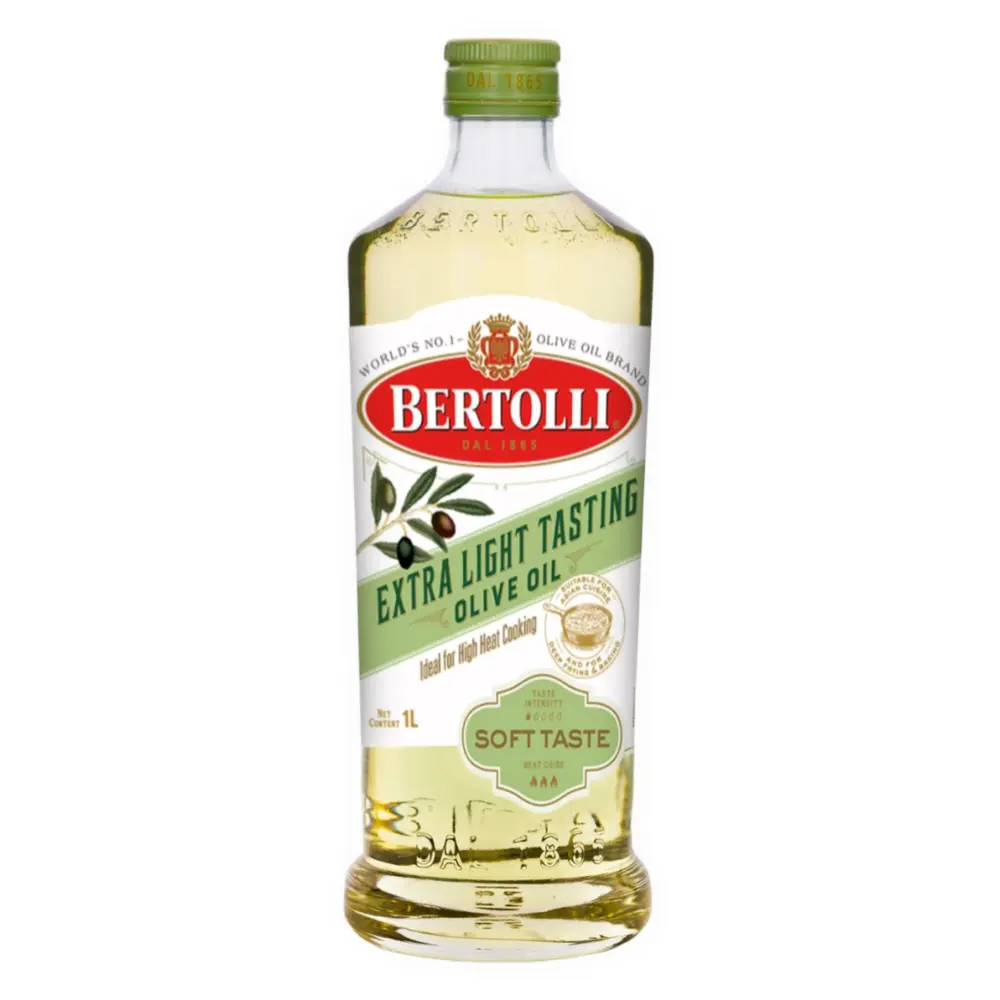 Dầu Oliu Nấu Ăn, Extra Light Tasting Olive Oil, High Heat Cooking (1L) - BERTOLLI