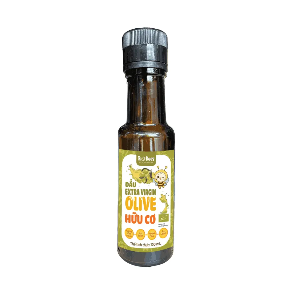 Dầu Oliu Tinh Khiết Hữu Cơ, Organic Extra Virgin Olive Oil (100ml) - BIO BEES