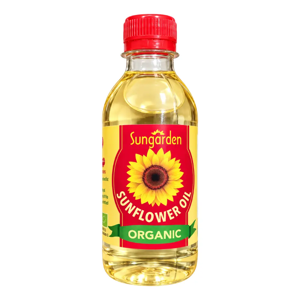 Dầu Hướng Dương Hữu Cơ Ép Lạnh, Cold-Pressed Organic Sunflower Oil (200ml) - SUNGARDEN