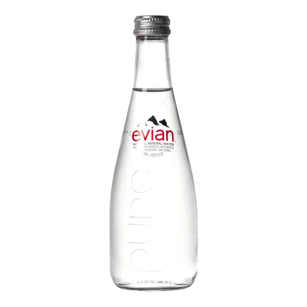 Nước Khoáng Thiên Nhiên, Natural Mineral Water, Glass Bottle (33cl) - EVIAN
