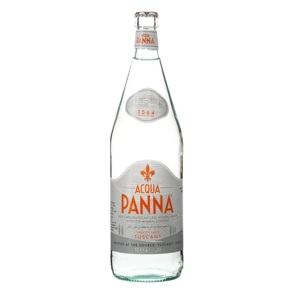 Nước Khoáng Thiên Nhiên Không Ga, Natural Spring Water, Glass Bottle (1L) - ACQUA PANNA